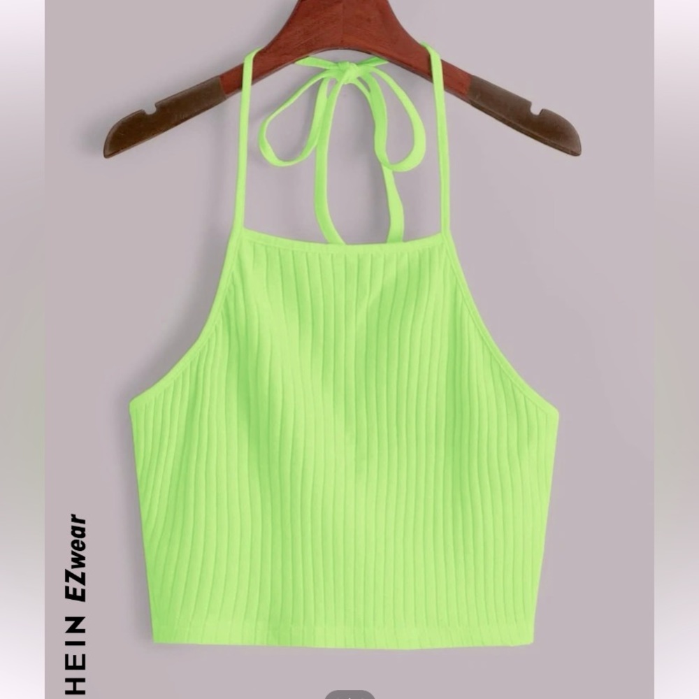 Rib-knit Crop Top